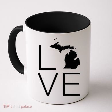 Love Michigan Coffee Mug