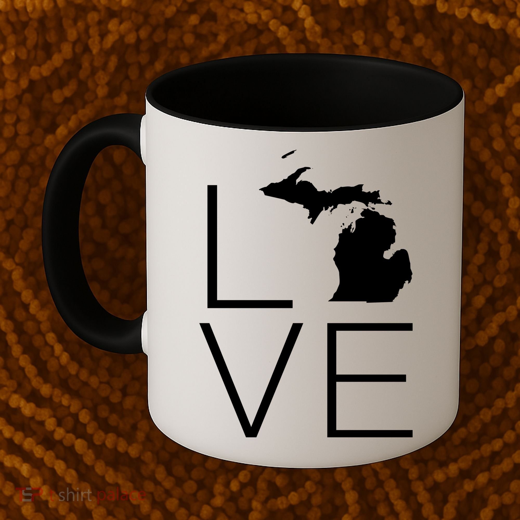 Love Michigan Coffee Mug