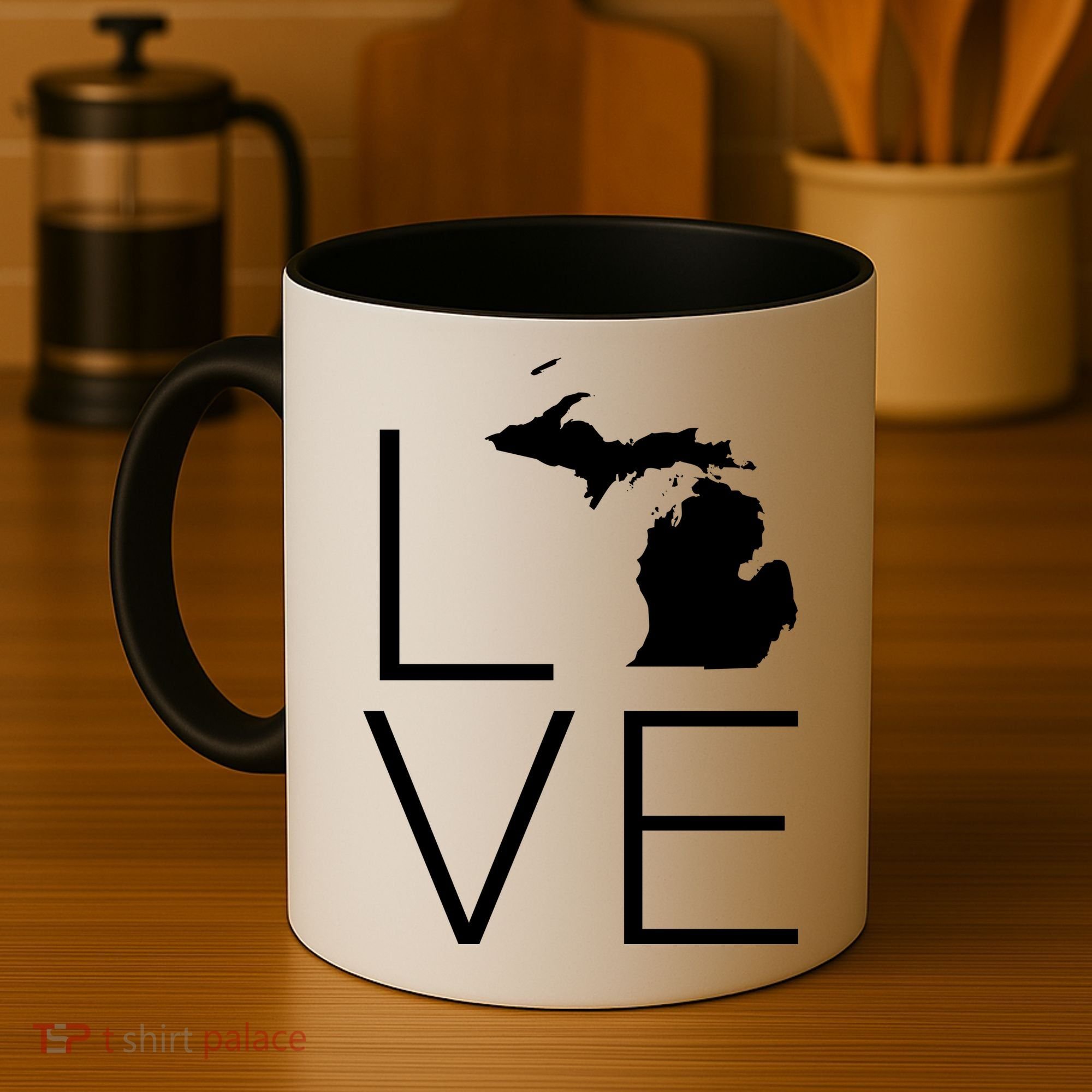 Love Michigan Coffee Mug