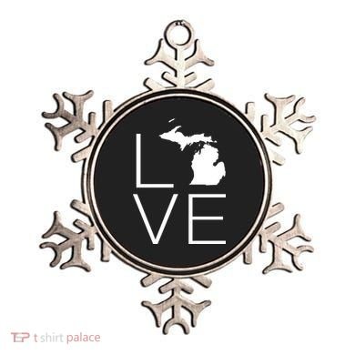 Love Michigan Ornament
