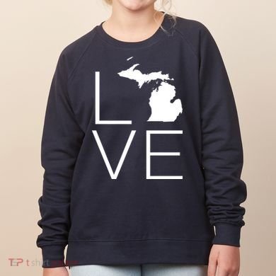 Love Michigan Women's Sweatshirt