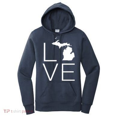 Love Michigan Women's Hoodie