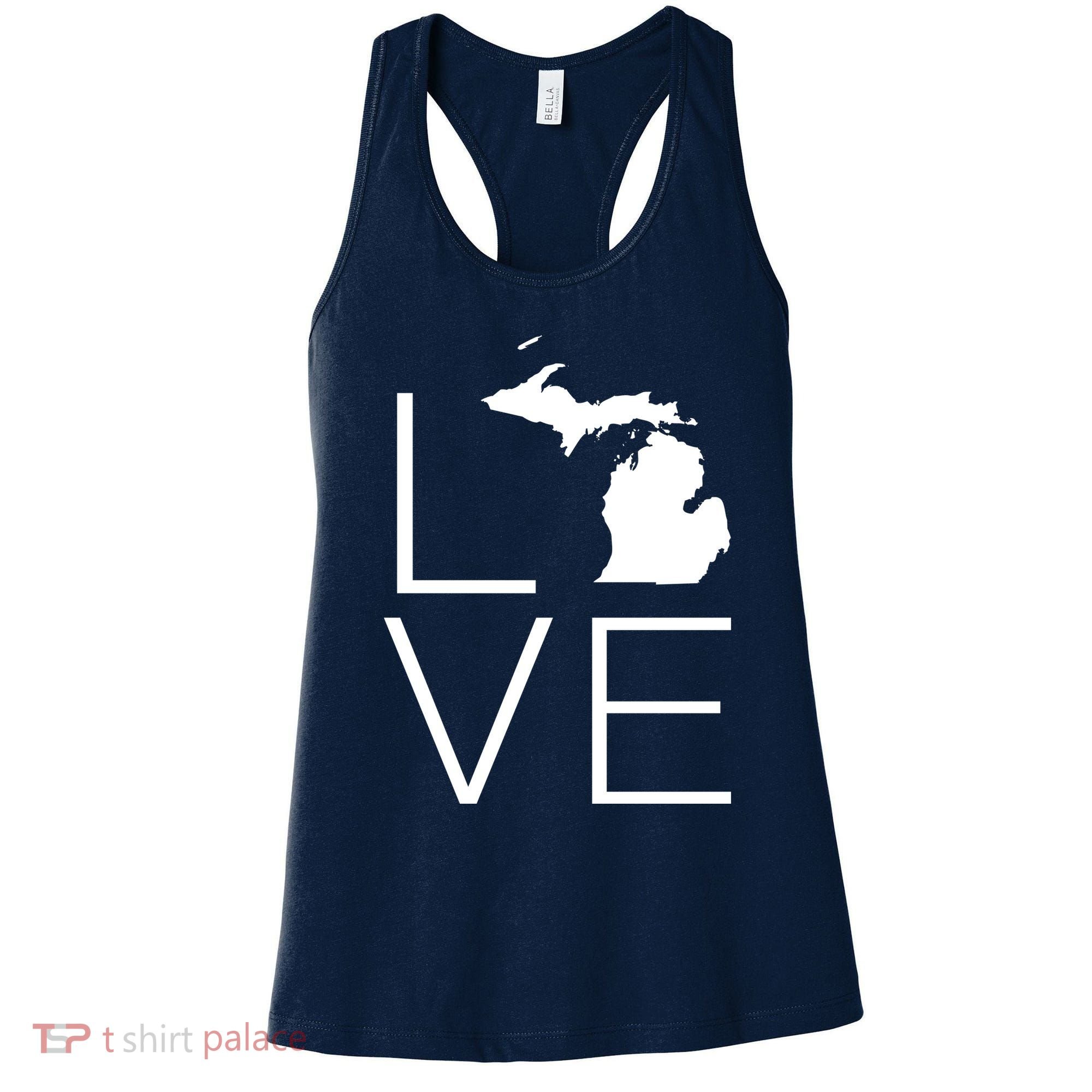 Love Michigan Women's Tank Top
