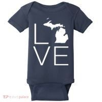 Love Michigan Baby Bodysuit thumb 0