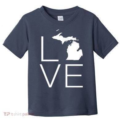 Love Michigan Toddler T-Shirt
