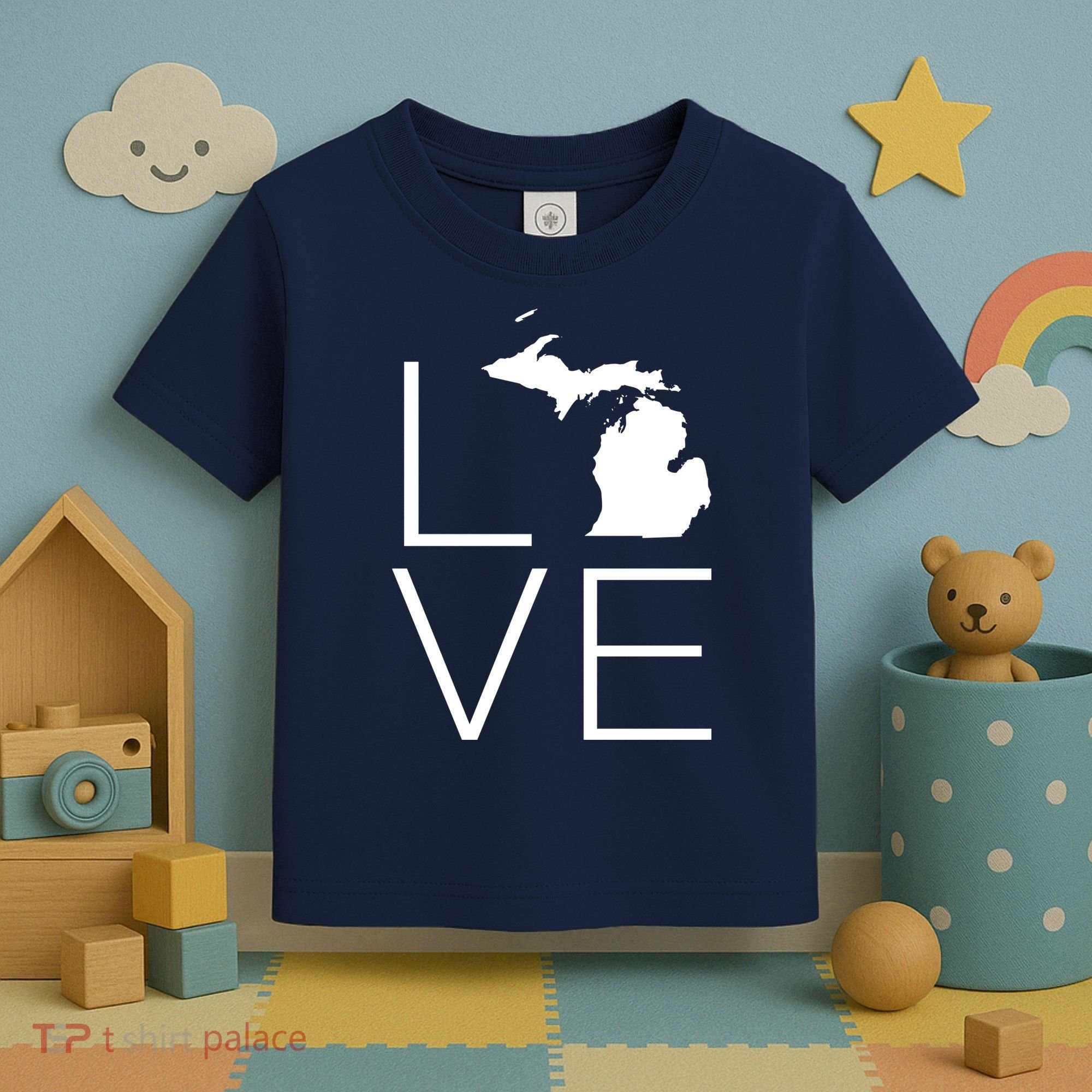 Love Michigan Toddler T-Shirt