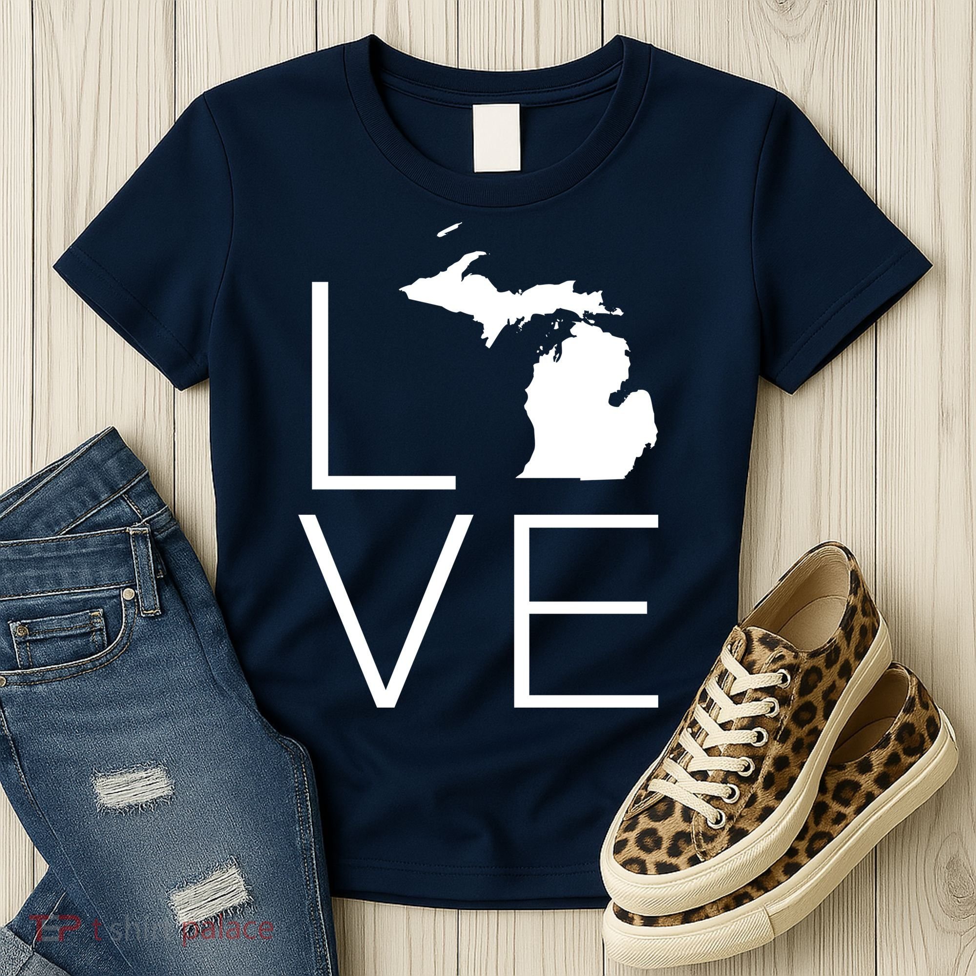 Love Michigan Women's T-Shirt