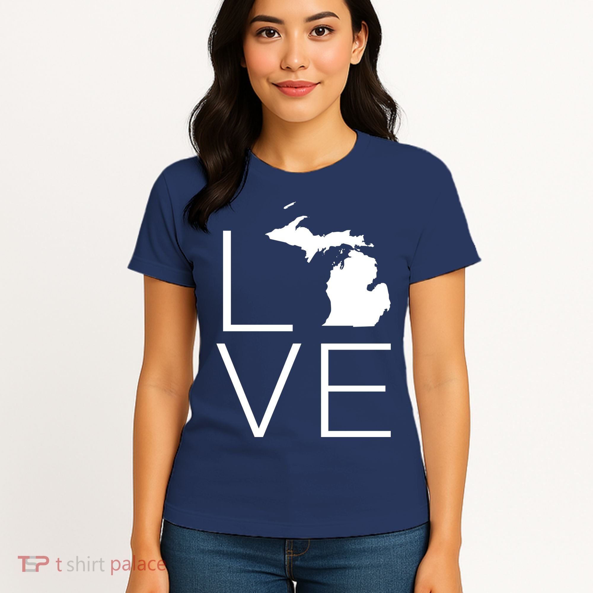 Love Michigan Women's T-Shirt