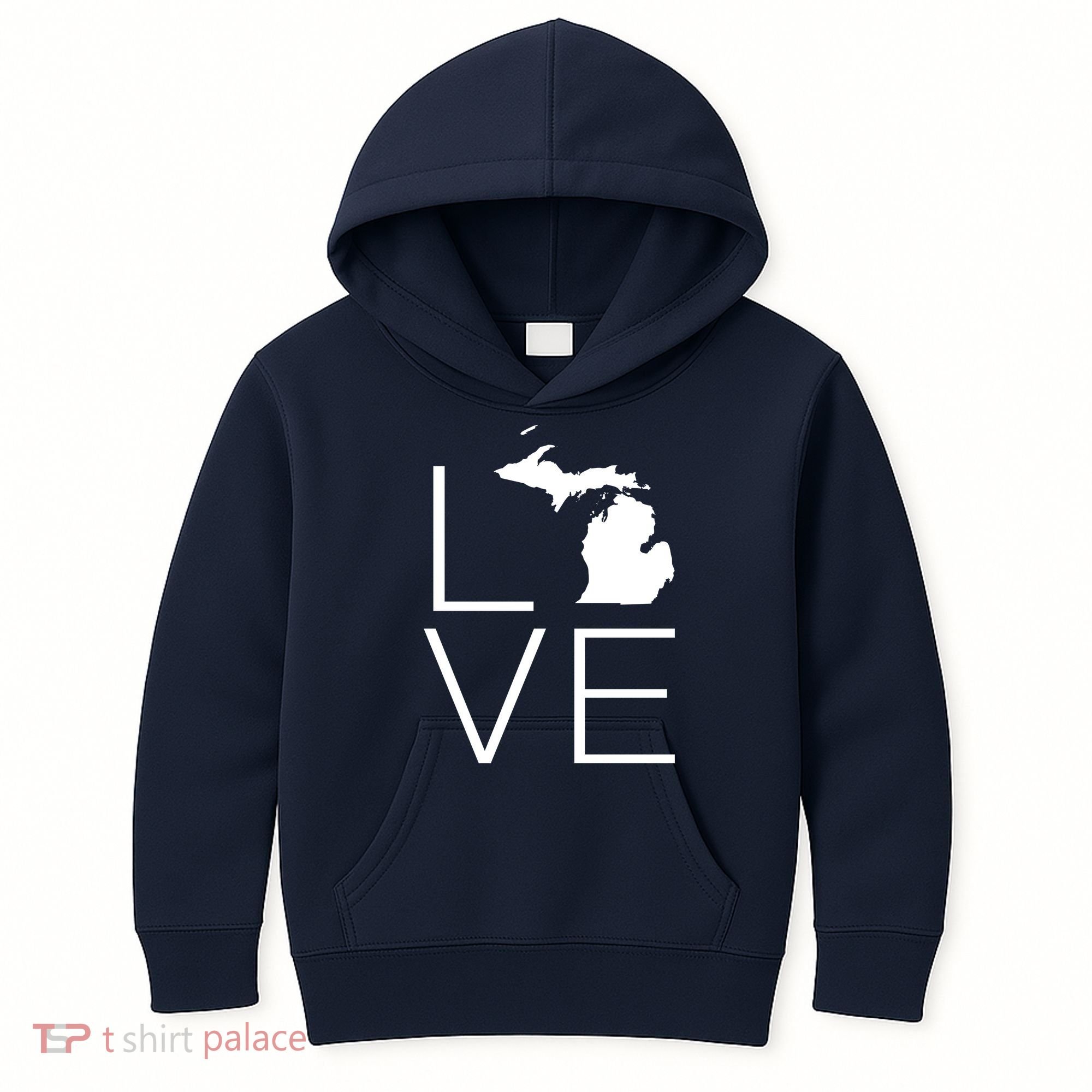 Love Michigan Kids Hoodie