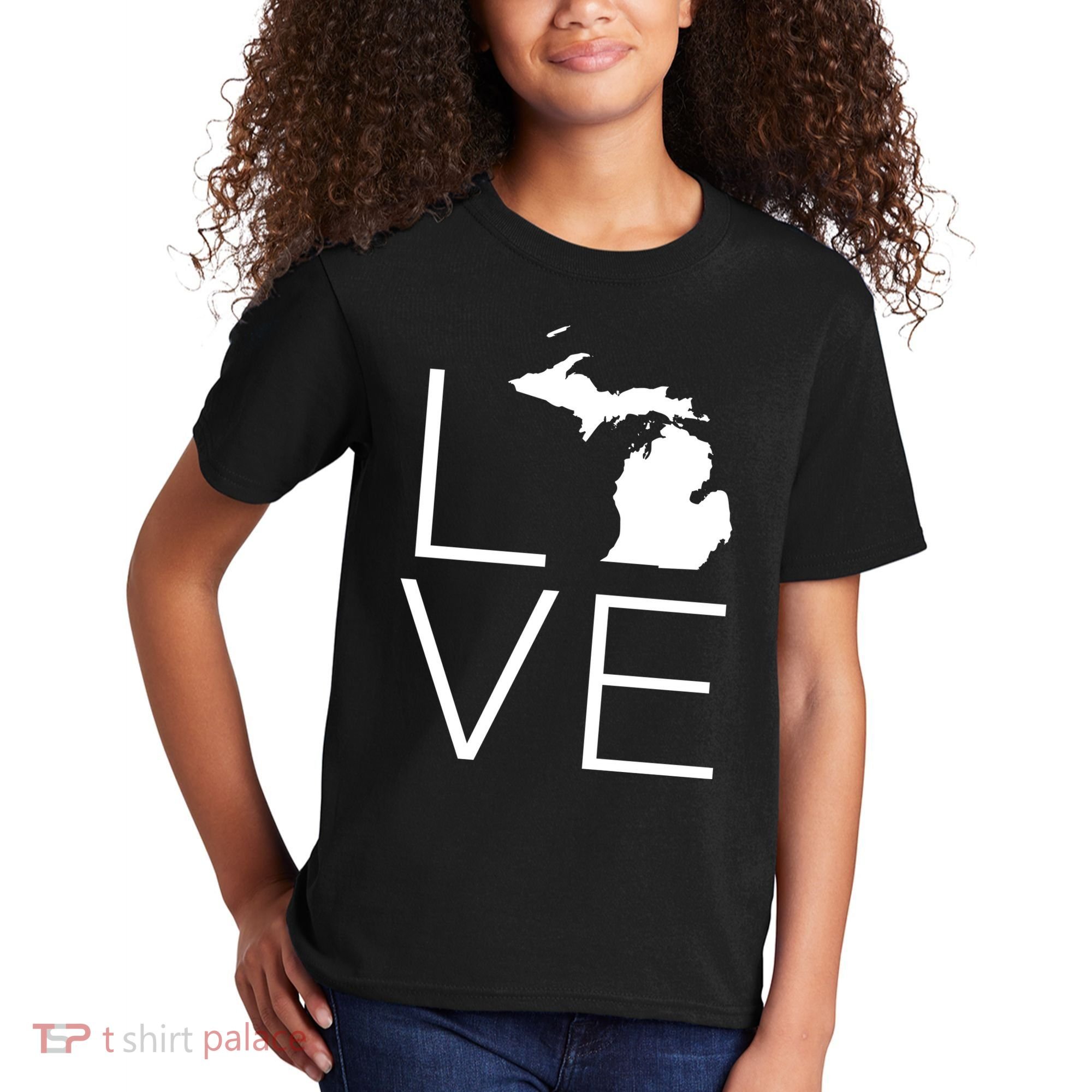 Love Michigan Kids T-Shirt