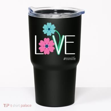 Love Mimi Flower MimiLife Tumbler
