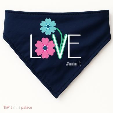 Love Mimi Flower MimiLife USA-Made Doggie Bandana