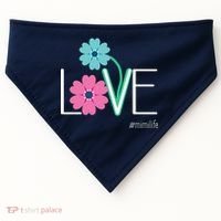 Love Mimi Flower MimiLife USA-Made Doggie Bandana thumb 0