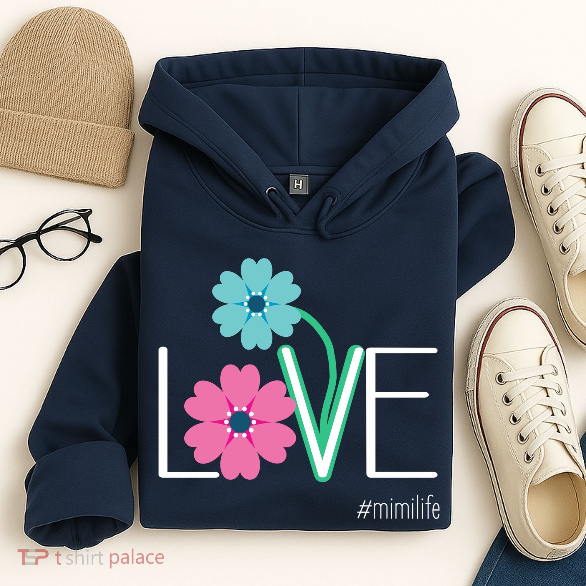Love Mimi Flower MimiLife Hoodie