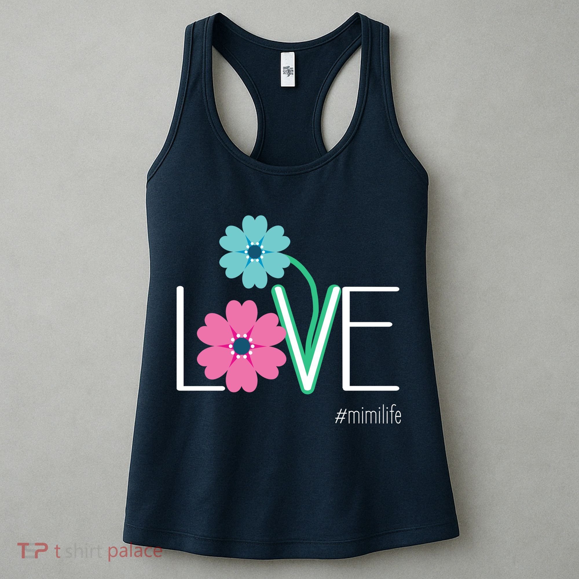Love Mimi Flower MimiLife Women's Tank Top