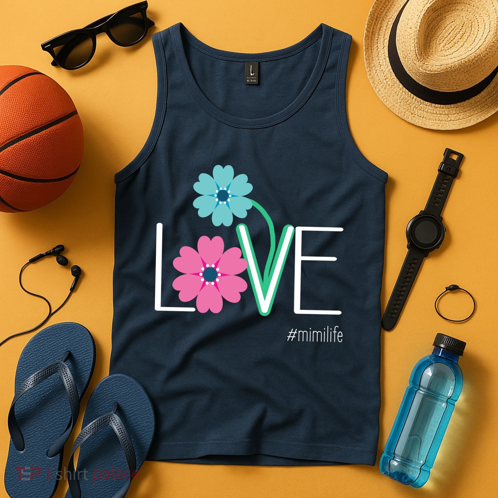 Love Mimi Flower MimiLife Tank Top
