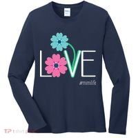 Love Mimi Flower MimiLife Women's Long Sleeve Shirt thumb 0