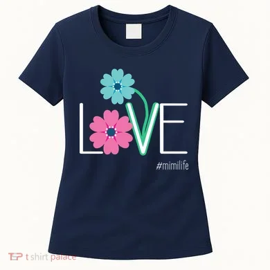 Love Mimi Flower MimiLife Women's T-Shirt