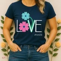 Love Mimi Flower MimiLife Women's T-Shirt thumb 2