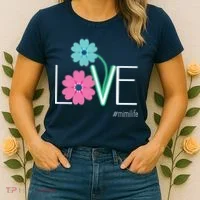 Love Mimi Flower MimiLife Women's T-Shirt thumb 2