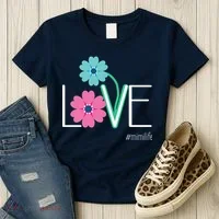Love Mimi Flower MimiLife Women's T-Shirt thumb 3