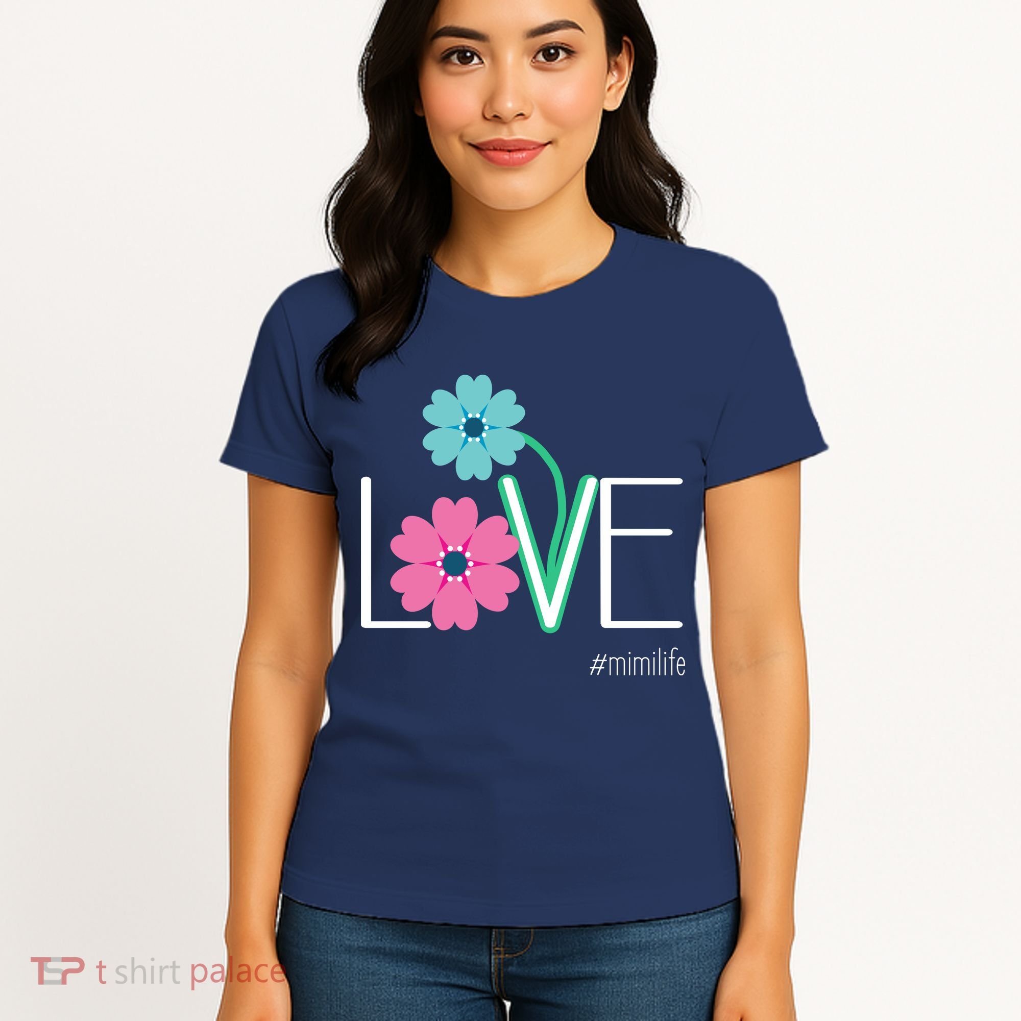 Love Mimi Flower MimiLife Women's T-Shirt