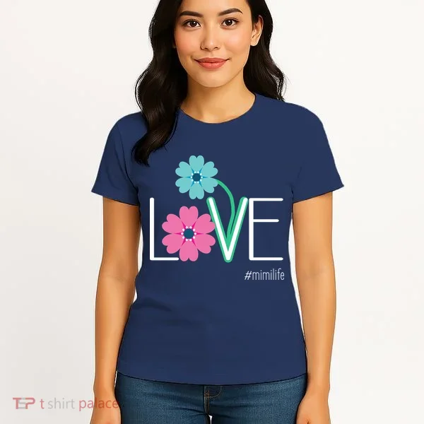 Love Mimi Flower MimiLife Women's T-Shirt