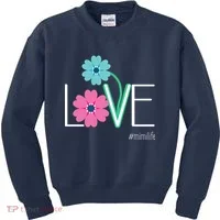 Love Mimi Flower MimiLife Kids Sweatshirt thumb 0