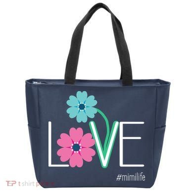 Love Mimi Flower MimiLife Tote Bag