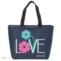 Love Mimi Flower MimiLife Tote Bag thumb 0