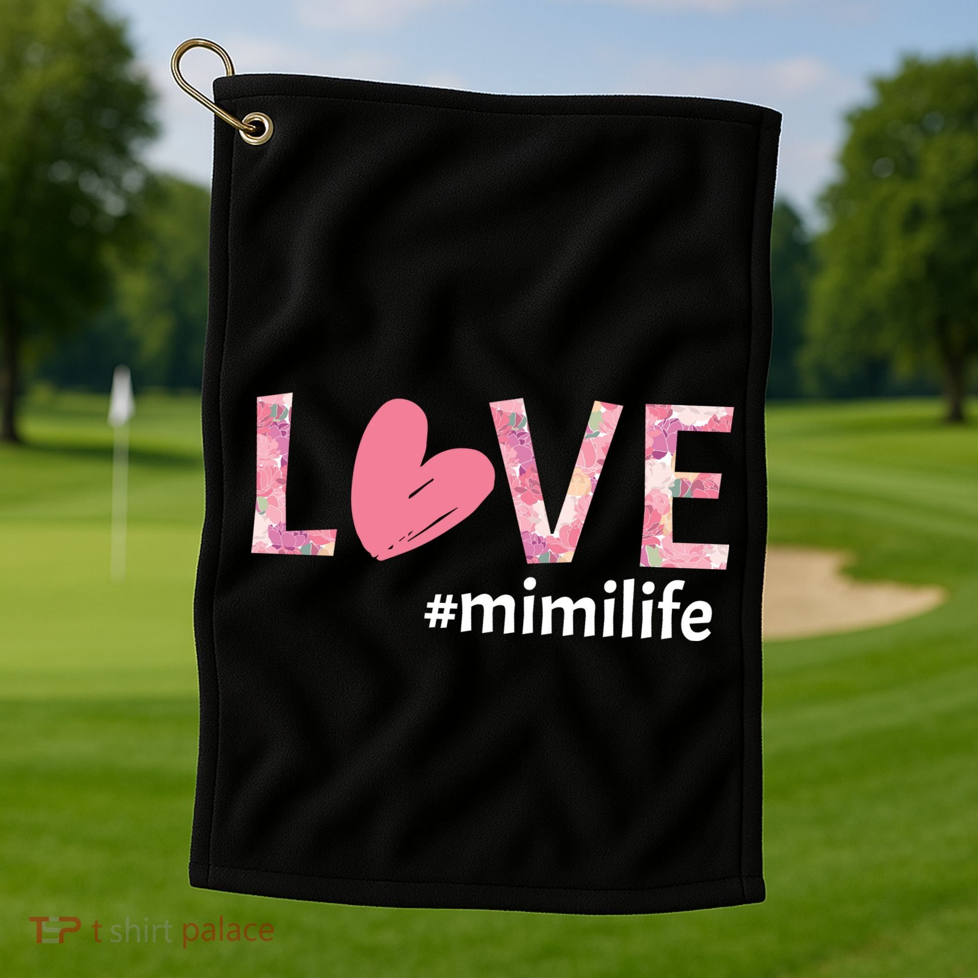 Love Mimilife Golf Towel