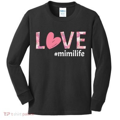 Love Mimilife Kids Long Sleeve Shirt