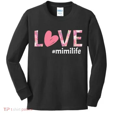 Love Mimilife Kids Long Sleeve Shirt
