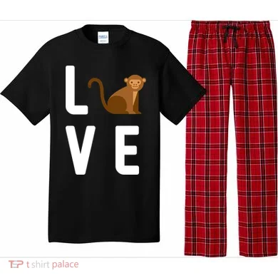 Love Monkeys Pajama Set