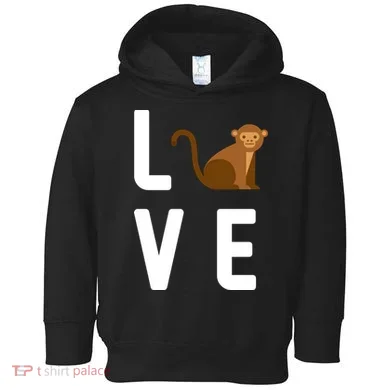 Love Monkeys Toddler Hoodie