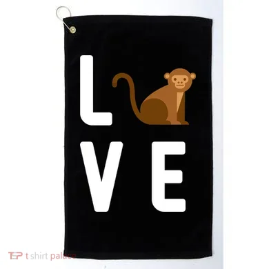 Love Monkeys Golf Towel