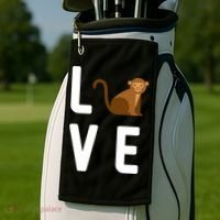 Love Monkeys Golf Towel thumb 2