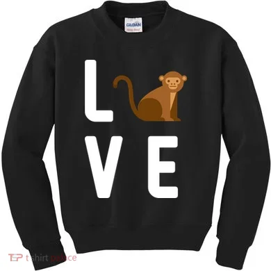 Love Monkeys Kids Sweatshirt
