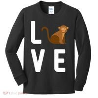 Love Monkeys Kids Long Sleeve Shirt thumb 0