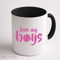 Love My Boys Baseball Mom Coffee Mug thumb 1