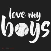 Love My Boys Baseball Mom Beanie thumb 2