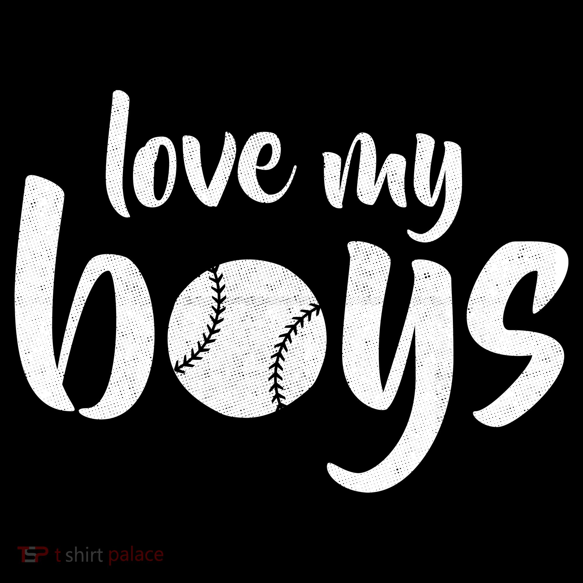 Love My Boys Baseball Mom Women's Hoodie