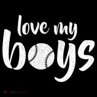 Love My Boys Baseball Mom Ornament thumb 1