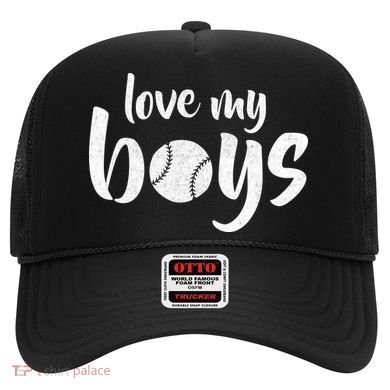 Love My Boys Baseball Mom Hat
