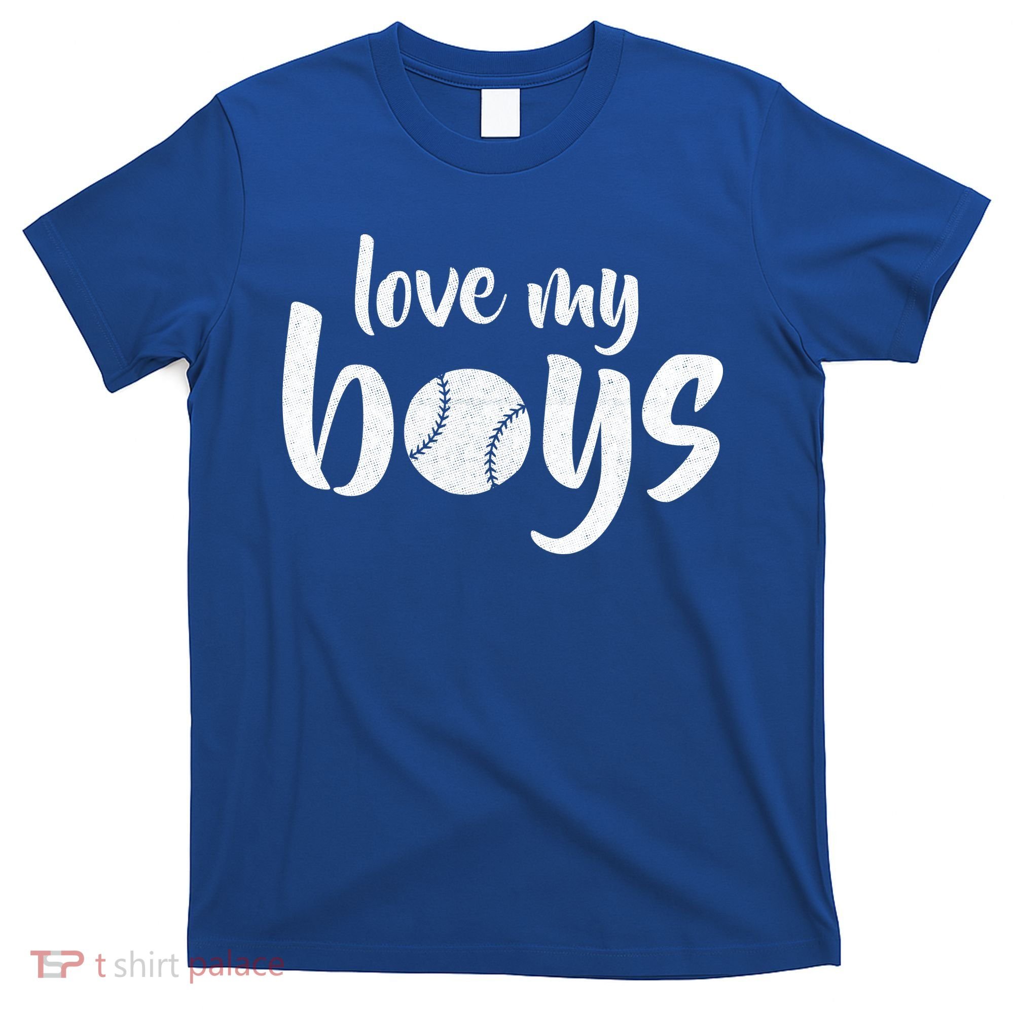 Love My Boys Baseball Mom T-Shirt