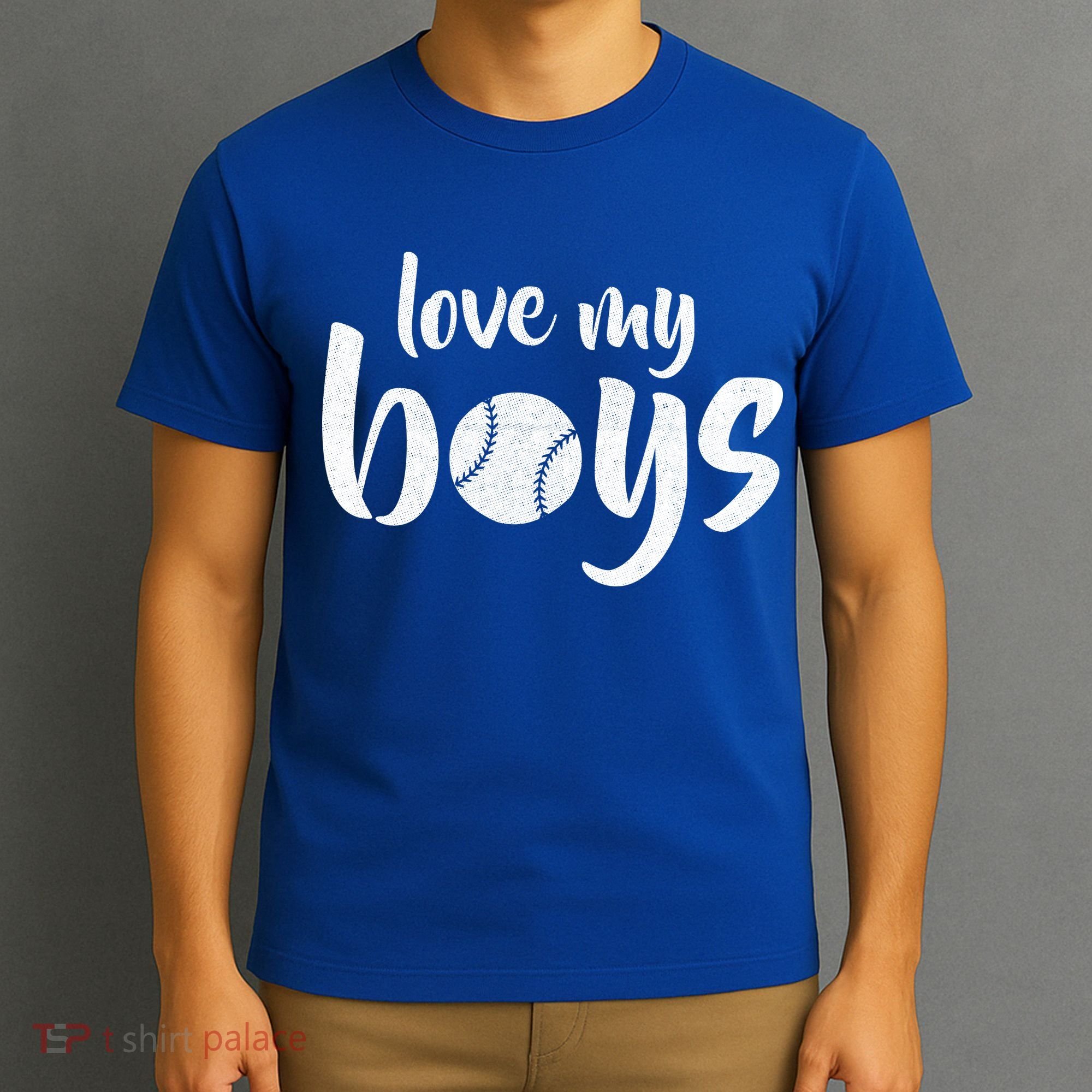 Love My Boys Baseball Mom T-Shirt