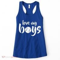 Love My Boys Baseball Mom Women's Tank Top thumb 0