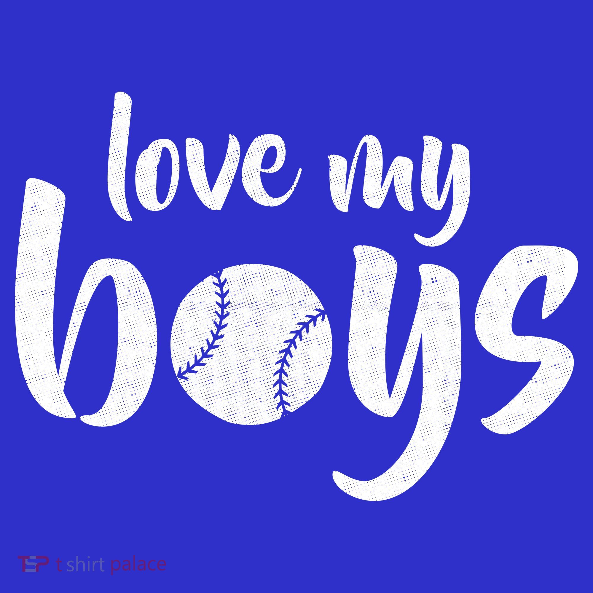 Love My Boys Baseball Mom Women's Tank Top