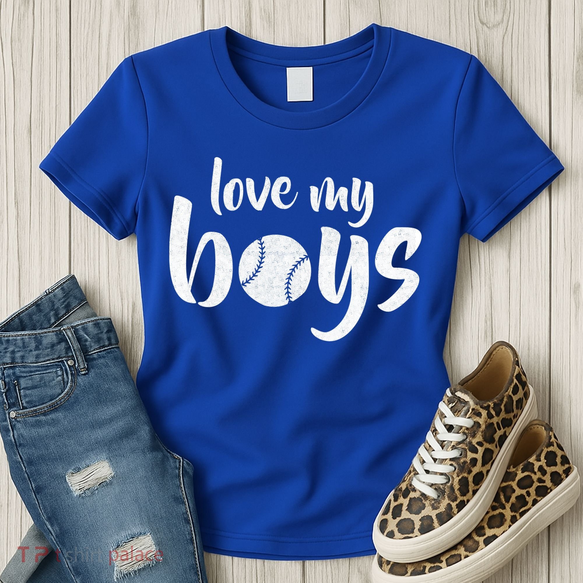Love My Boys Baseball Mom Women's T-Shirt