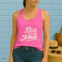 Love My Mom Women's Tank Top thumb 2